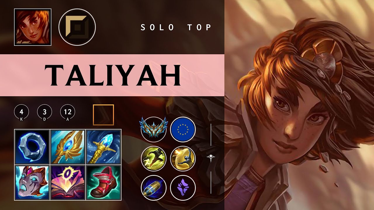 Taliyah Top vs Renekton - EUW Challenger Patch 26.02