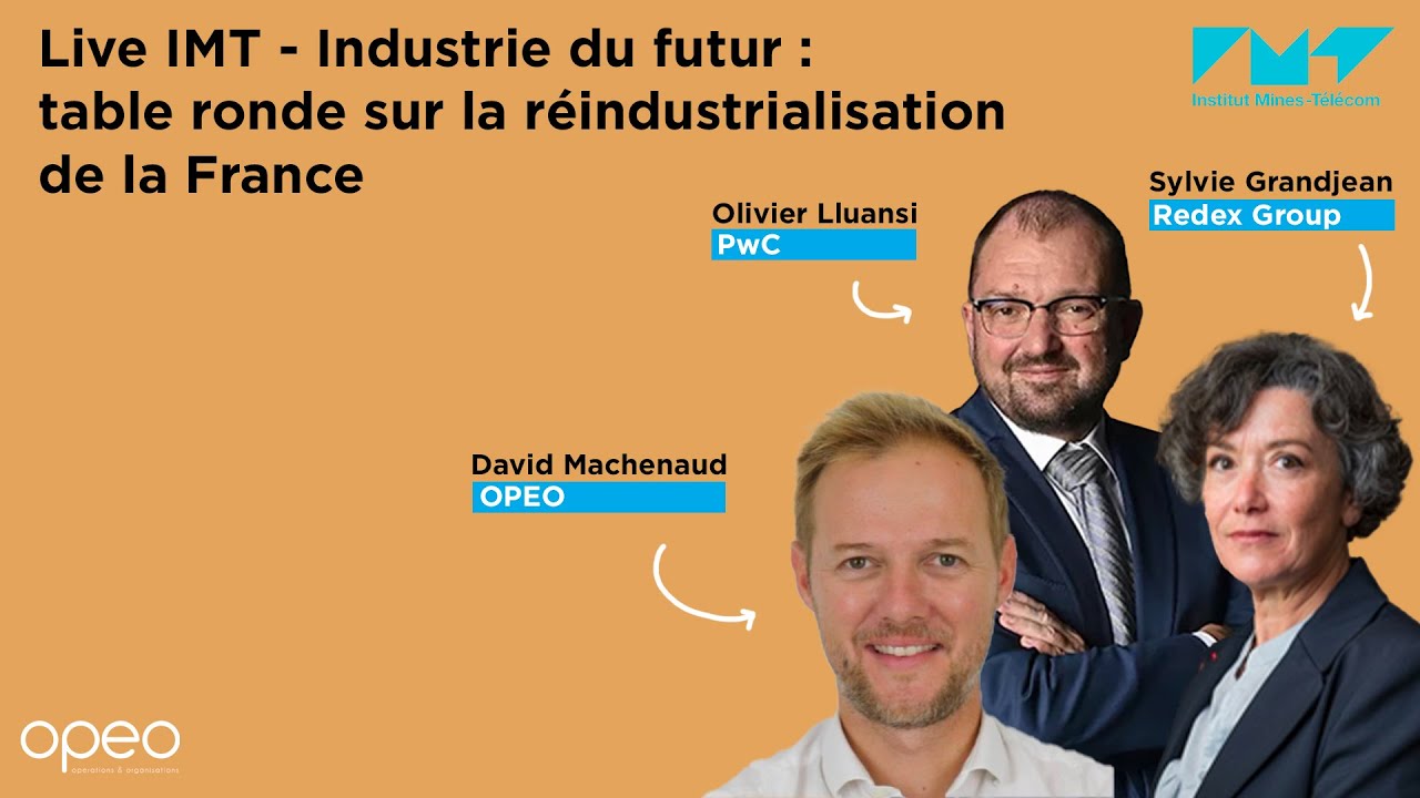 (Extrait) « La réindustrialisation française » : conférence par l'Observatoire des métiers de l'IMT