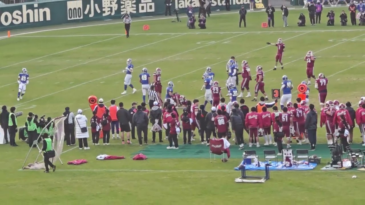 ４Q【第80回毎日甲子園ボウル】25.1214.立命館大学vs 関西学院大学@阪神甲子園球場