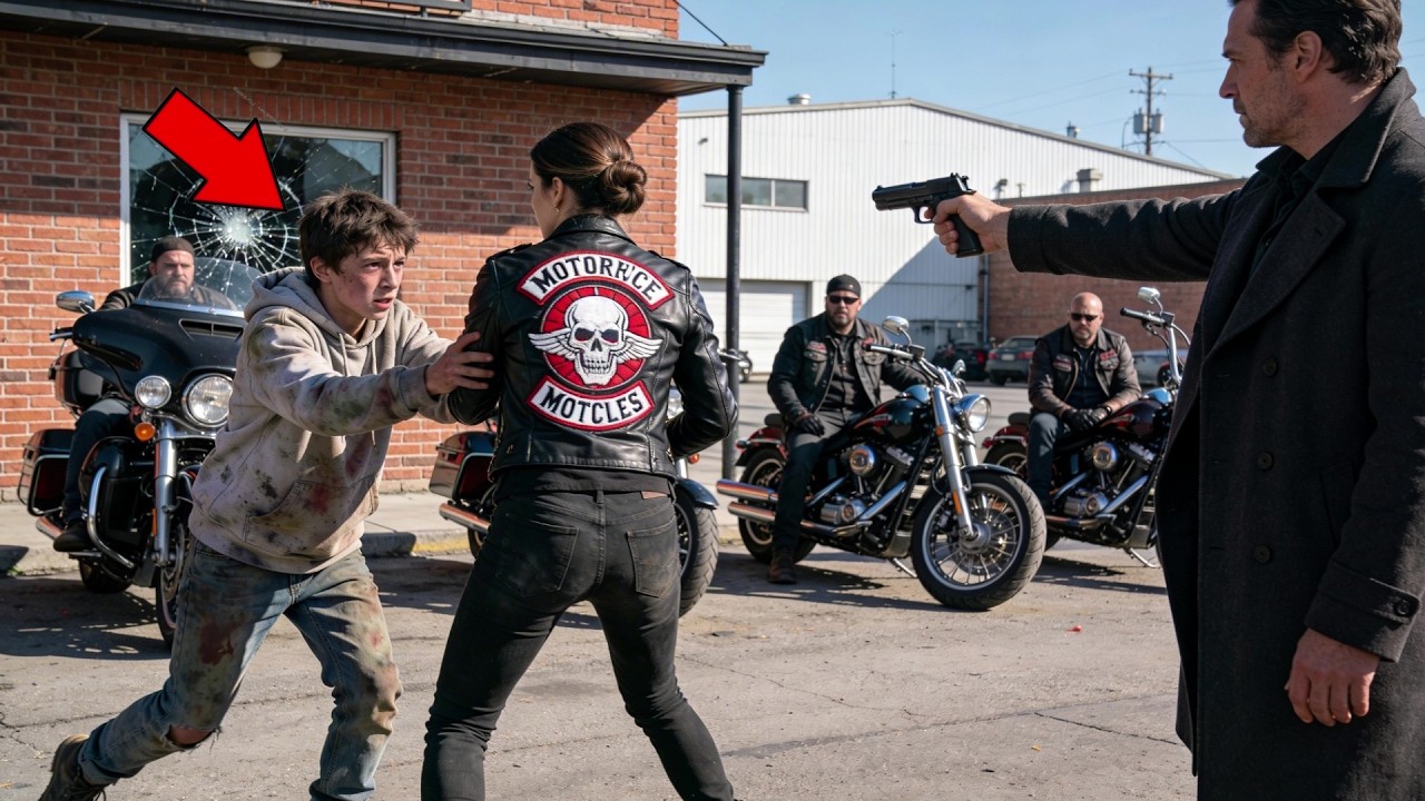Homeless Teen Saved A Hells Angel Wife From Assassination Attempt, Next Hour, 800 Bikers Praised Him