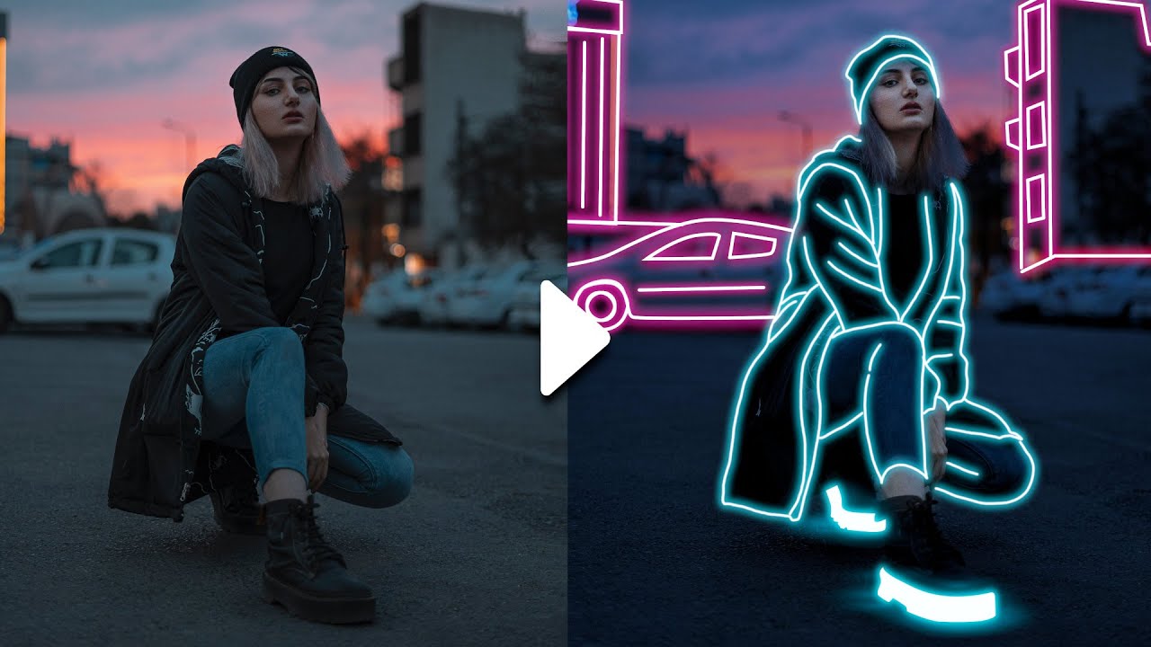 GIMP Tutorial : Glowing Neon Lines Effect