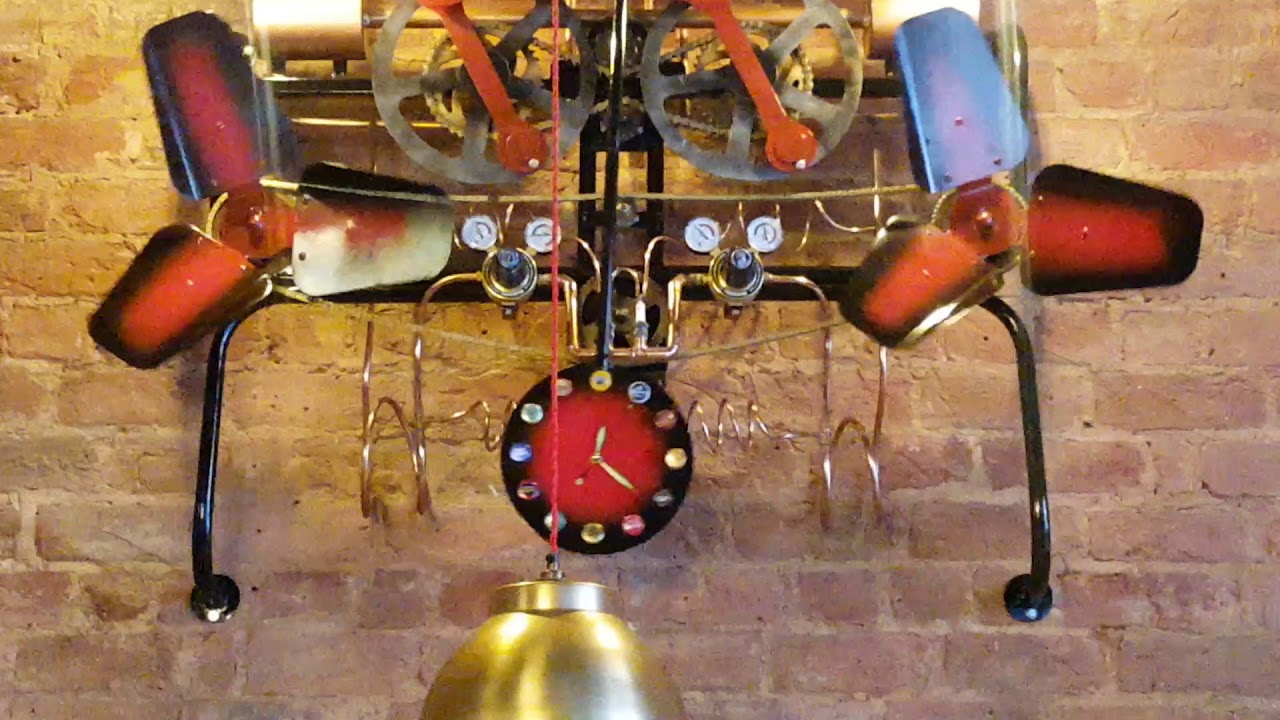 Steampunk Custom Wall Art Piece Kinetic Sculpture