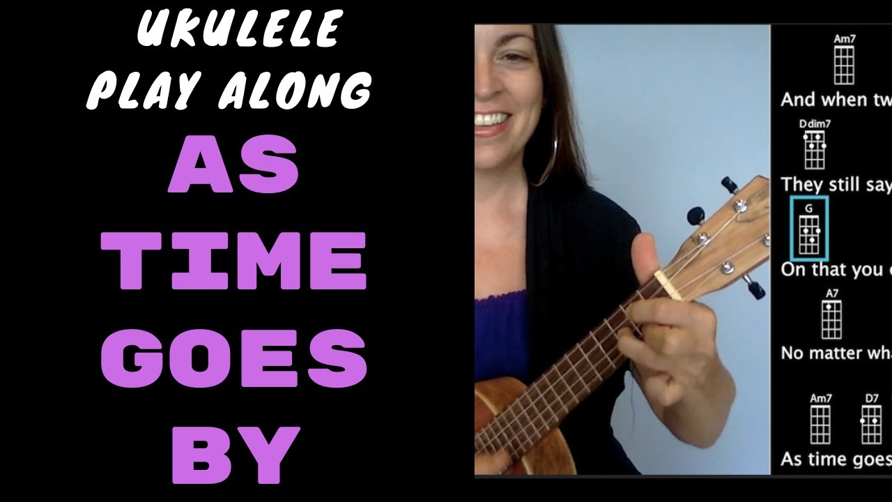 AS TIME GOES BY - UKULELE CHORDS
