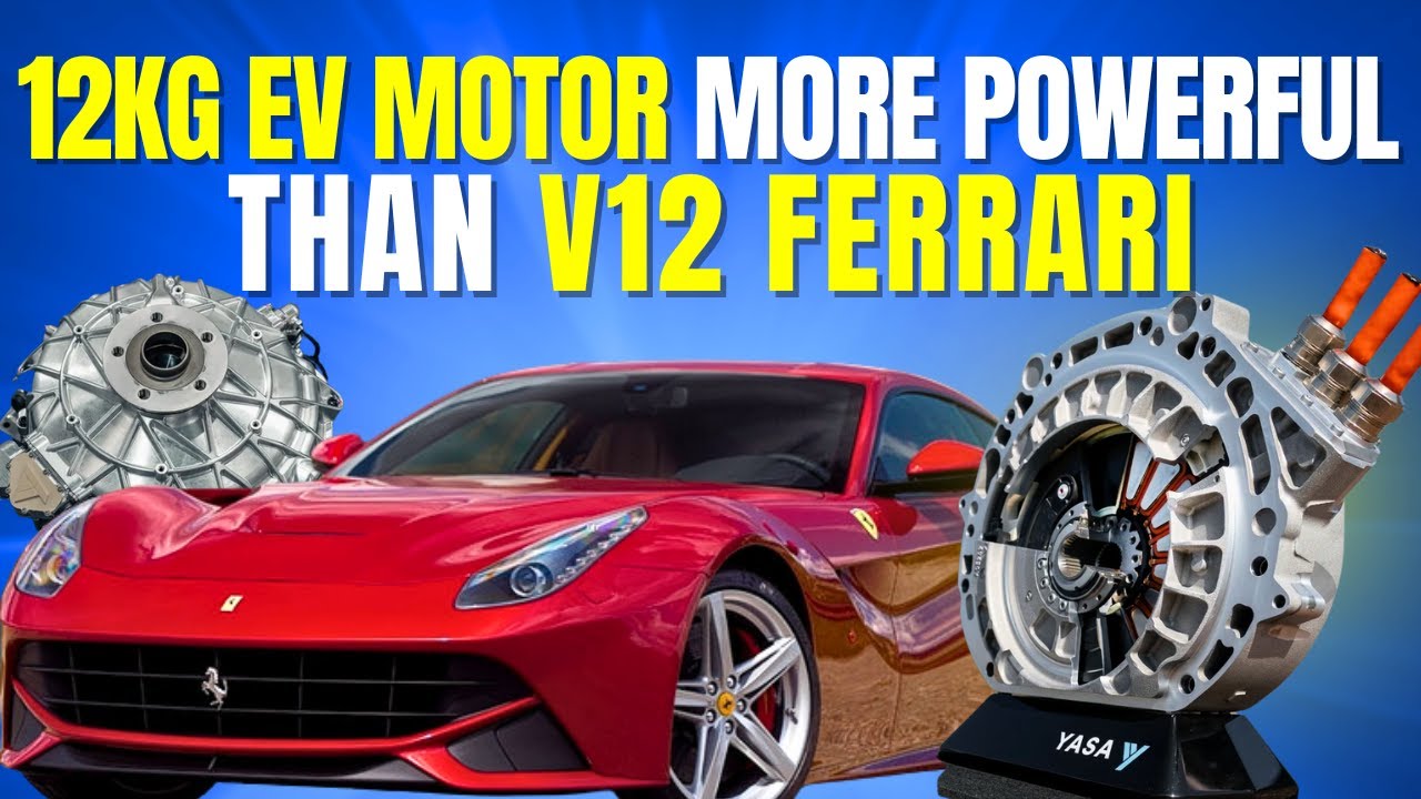 ПРОРЫВ! Британские инженеры только что создали электродвигатель мощностью 1006 л.с. весом 12 кг