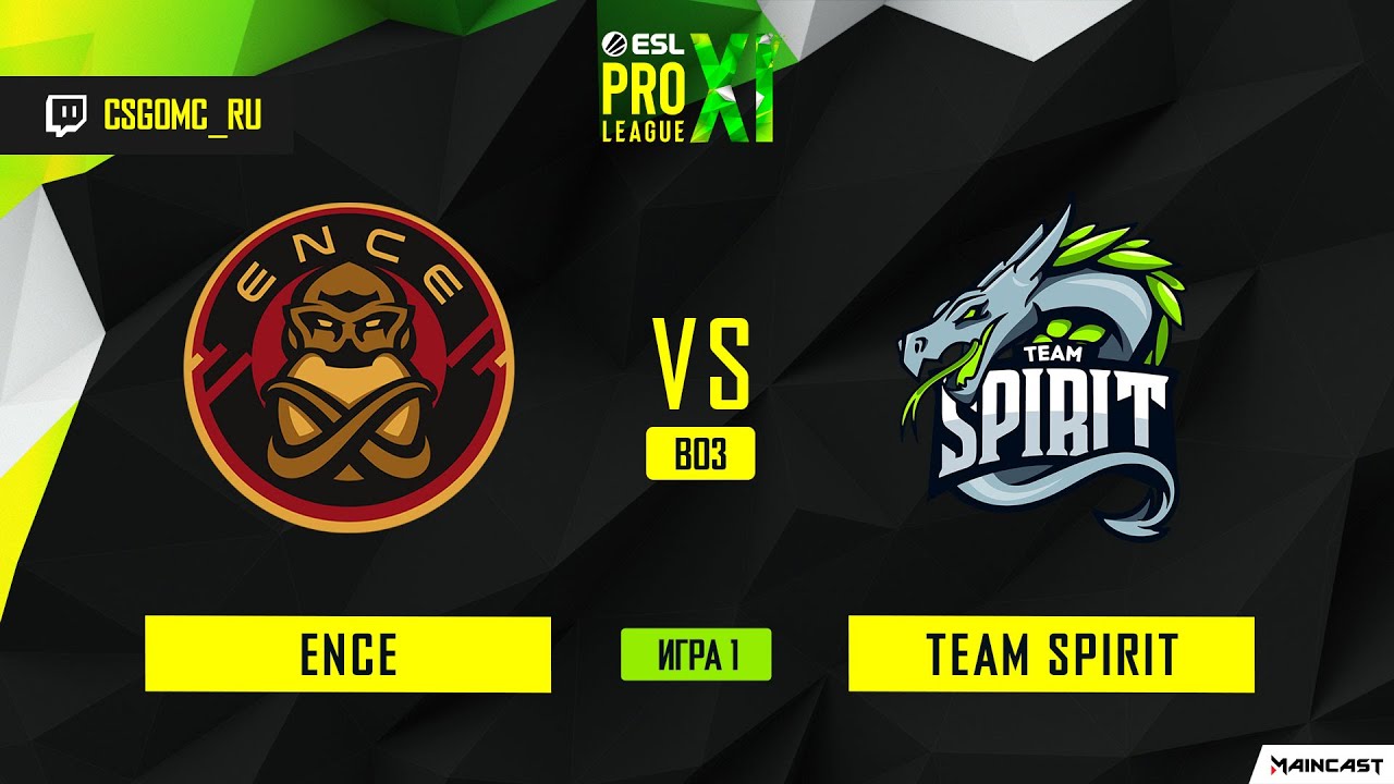 ENCE vs Team Spirit [Map 1, Inferno] (Best of 3) ESL Pro League | Groups