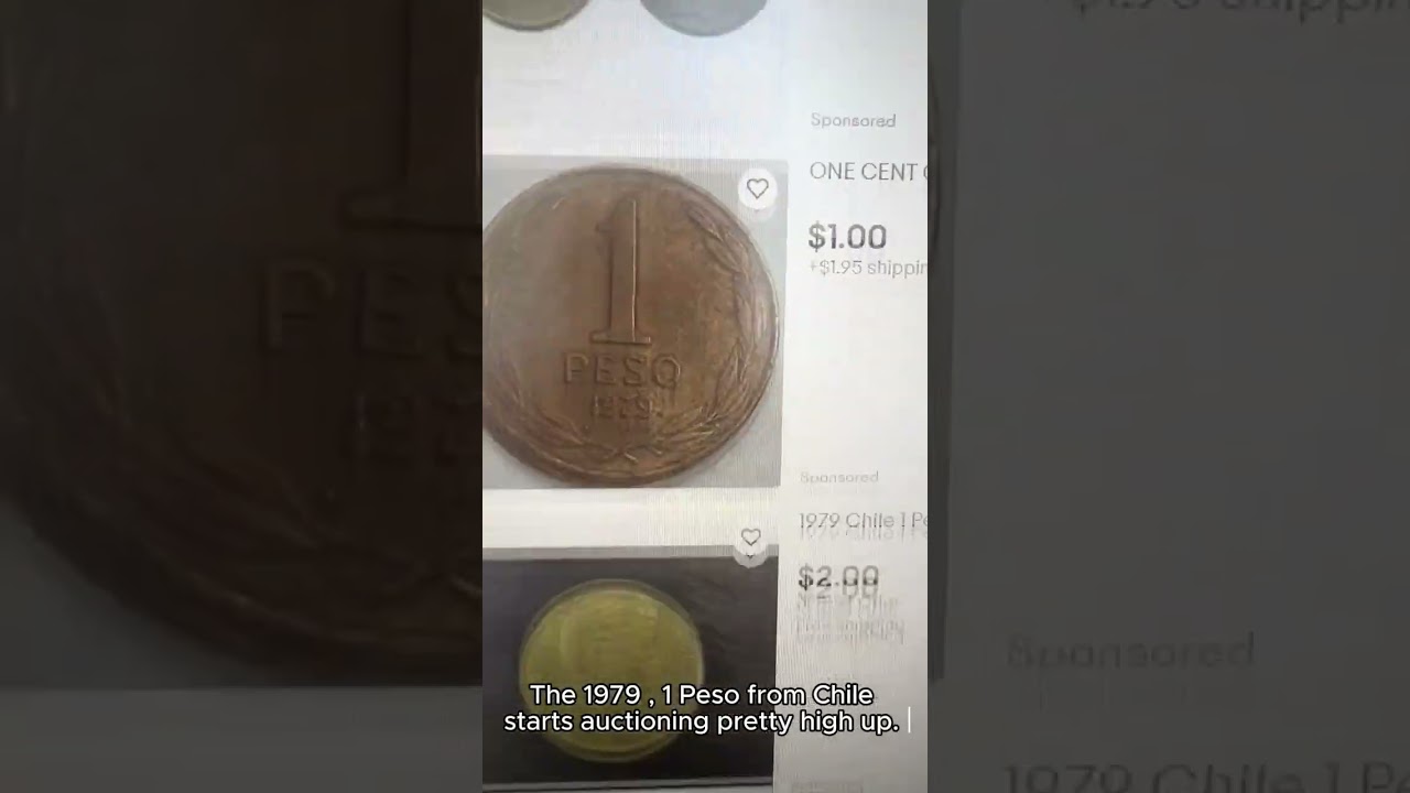 That Much Money for this Coin? 😲💸 1 Peso, Chile - 1979 #coinscollection  #money #shorts #chile