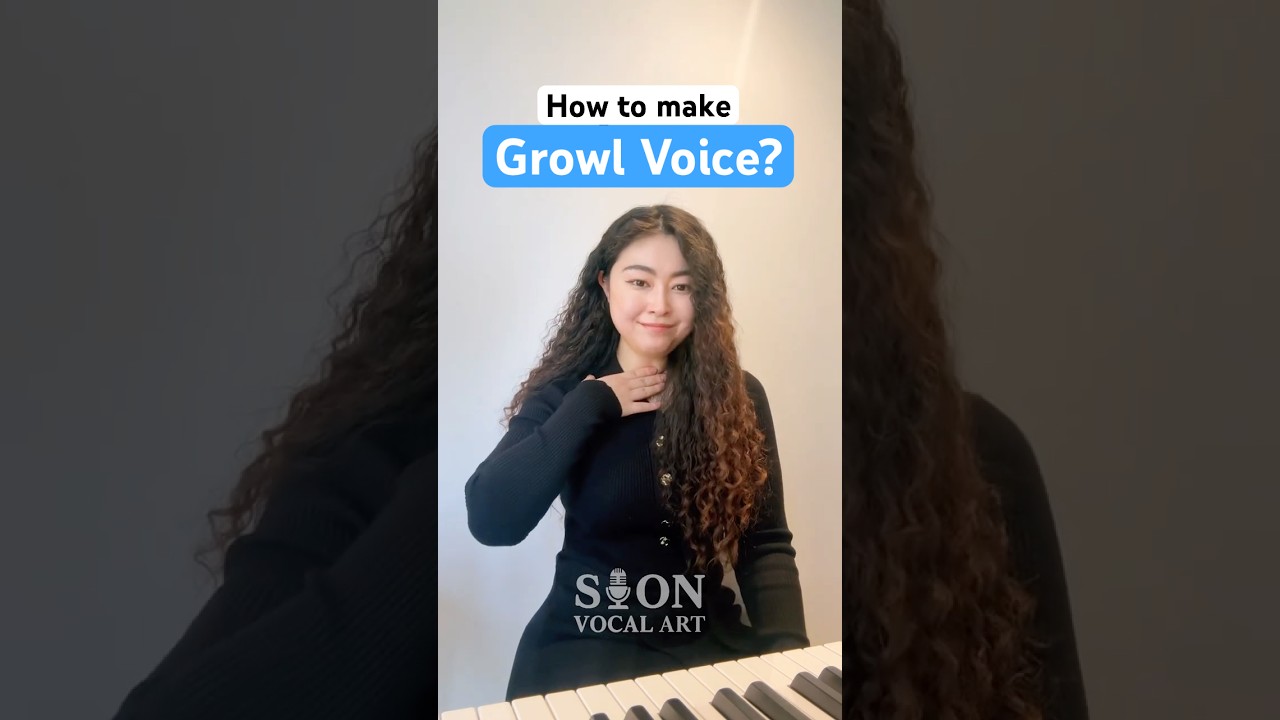 How to make GROWL VOICE? #vocallesson #singingtips #vocalcoach