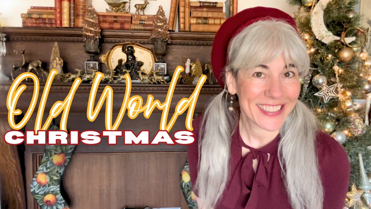 Crafting a Victorian Old World Christmas 🎄 Cozy chat & decorate with me!