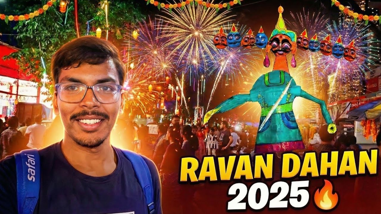 RAVAN DAHAN 2025 🔥| Vijaya Dashami in Bhubaneswar | #vlog83 #durgapuja #ravandahan #dussehra