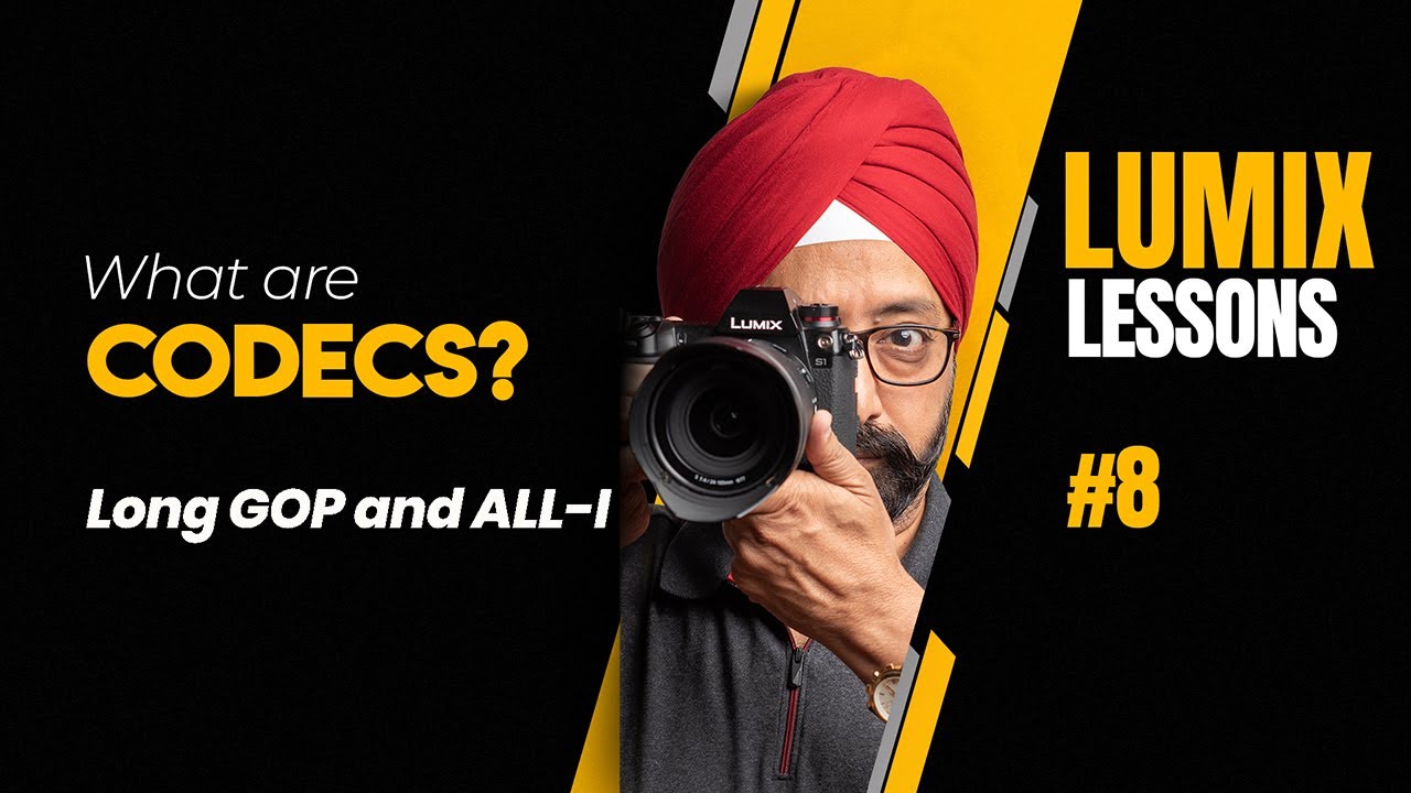What are Codecs? What is LongGOP and All-I? with @PanasonicLumixIndia