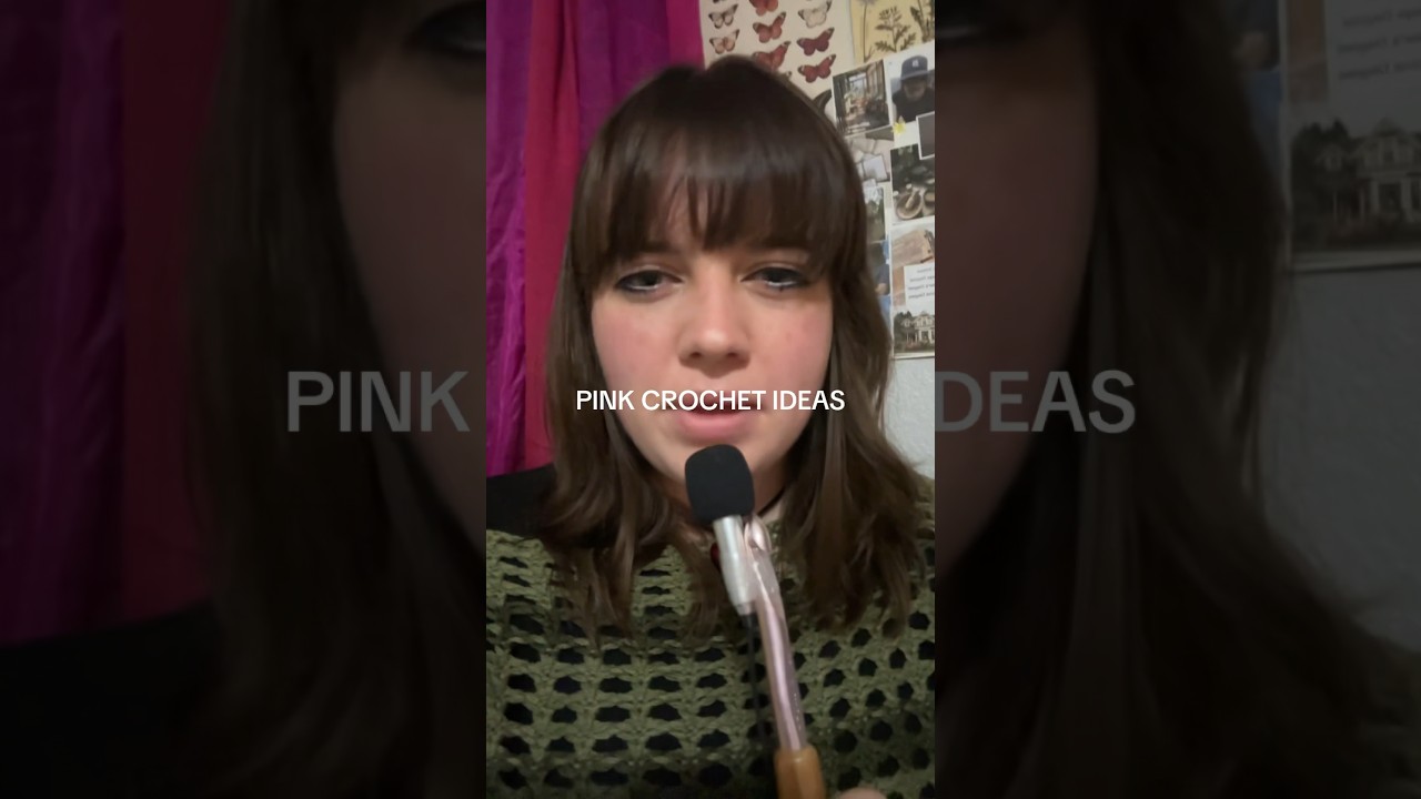 more ideas in the full 50 pink crochet ideas video  #easycrochet #crochetideas #crochetpatterns