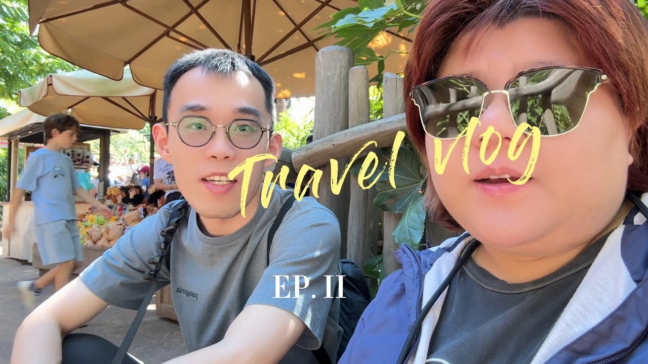 [2025王小胖和大虫哥]异地夫妻哈法团聚Vlog#22]巴黎迪士尼｜PR卡更新注意事项｜回家咯