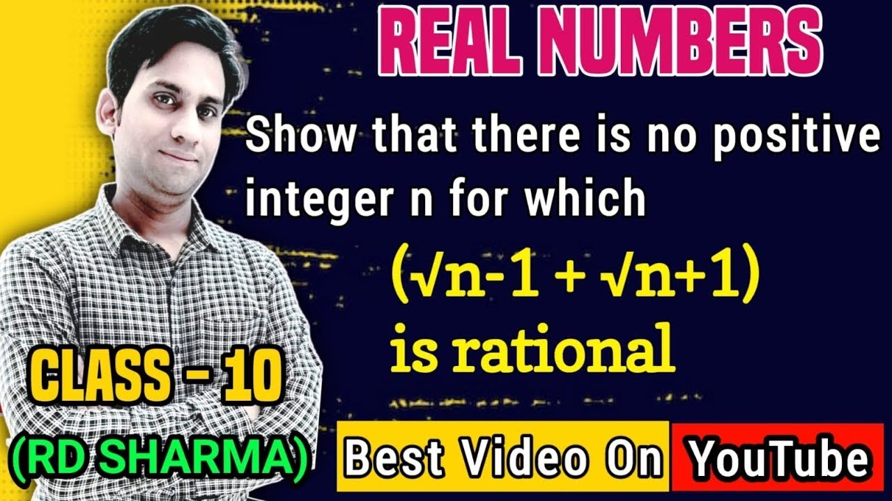 Show that there is no positive integer n for which (√n-1 + √n+1) is rational
