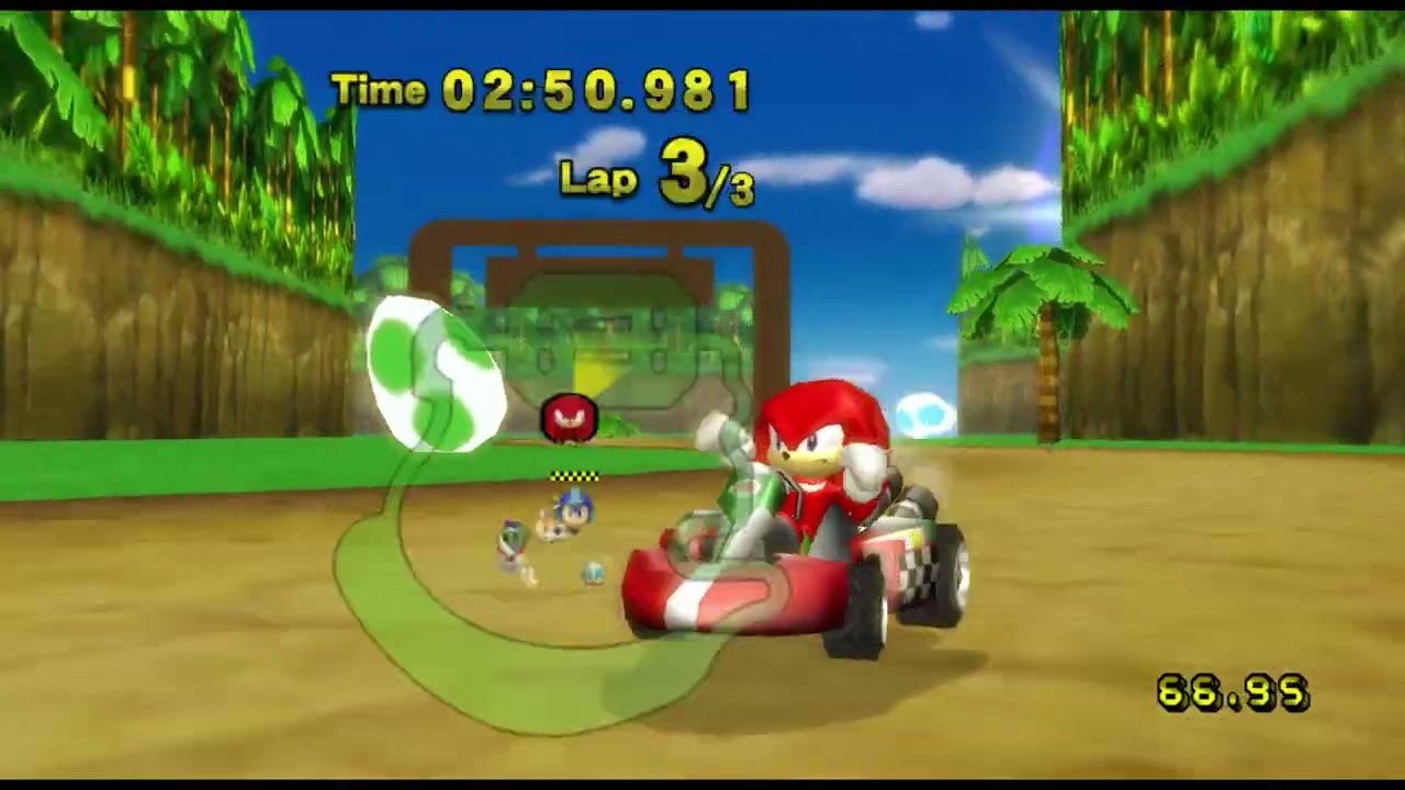 Mario Kart Wii (Deluxe) Custom Tracks - Mirror (1 Player) #280 with Knuckles