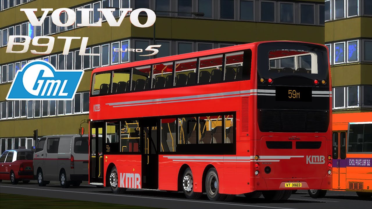 [OMSI 2] KMB Route 59M to Tsuen Wan Station | AVG2 (U) VT3923
