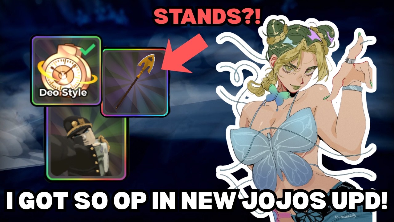 Я стал СЛИШКОМ СИЛЬНЫМ в НОВОМ обновлении JoJo в Anime Warriors 3! *НОВЫЕ СТЭНДЫ*