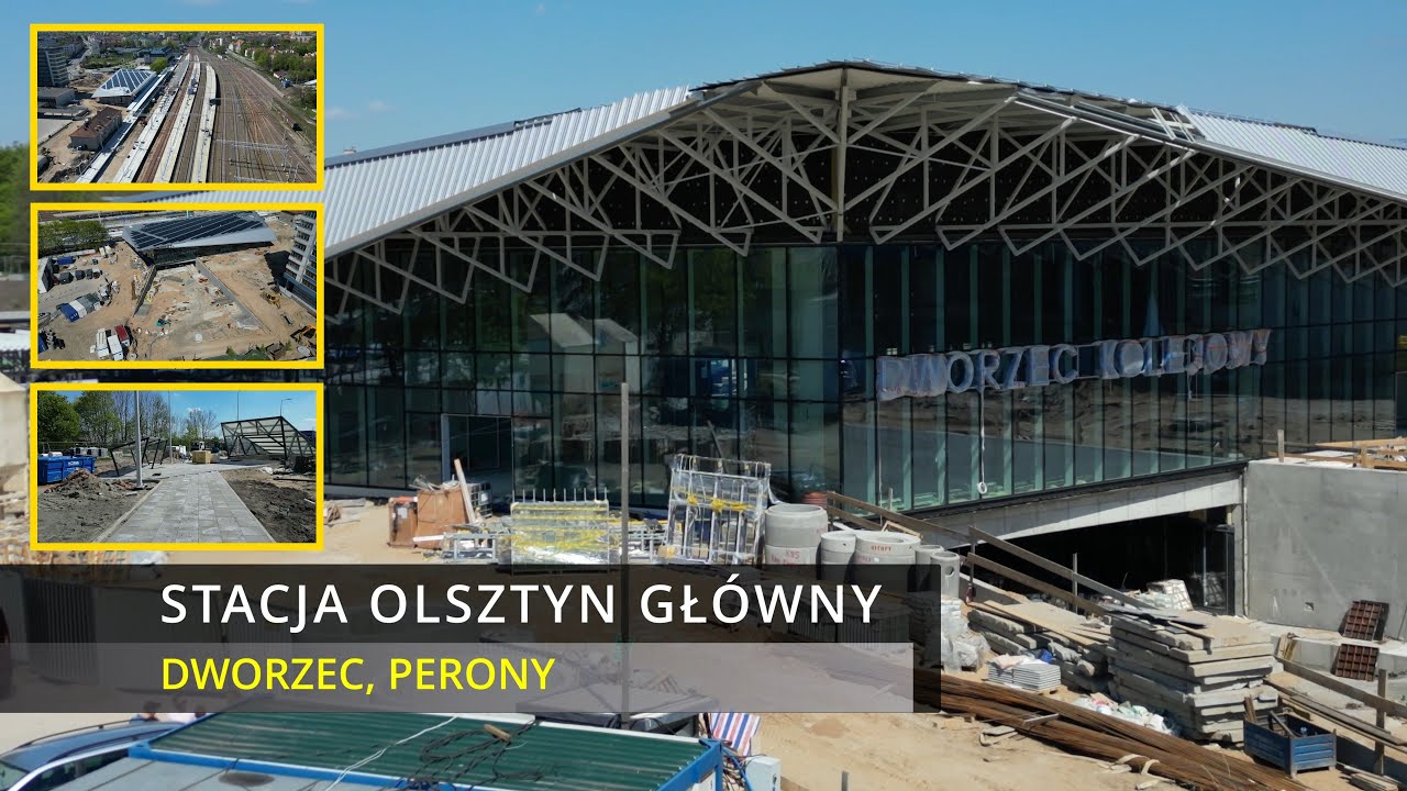 Stacja Kolejowa PKP Olsztyn Główny | Dworzec | Perony | Zejście Zatorze |  28.04.2024
