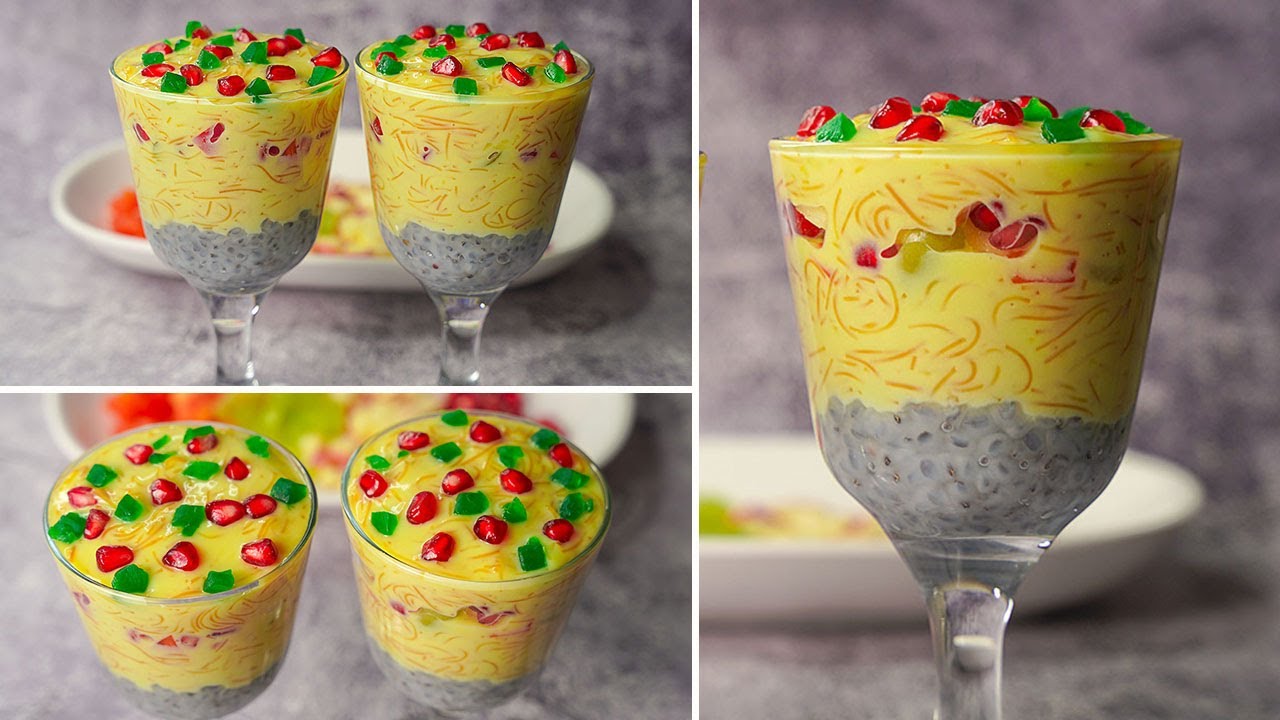 Vermicelli Custard Recipe | Semiya Custard Falooda | Yummy