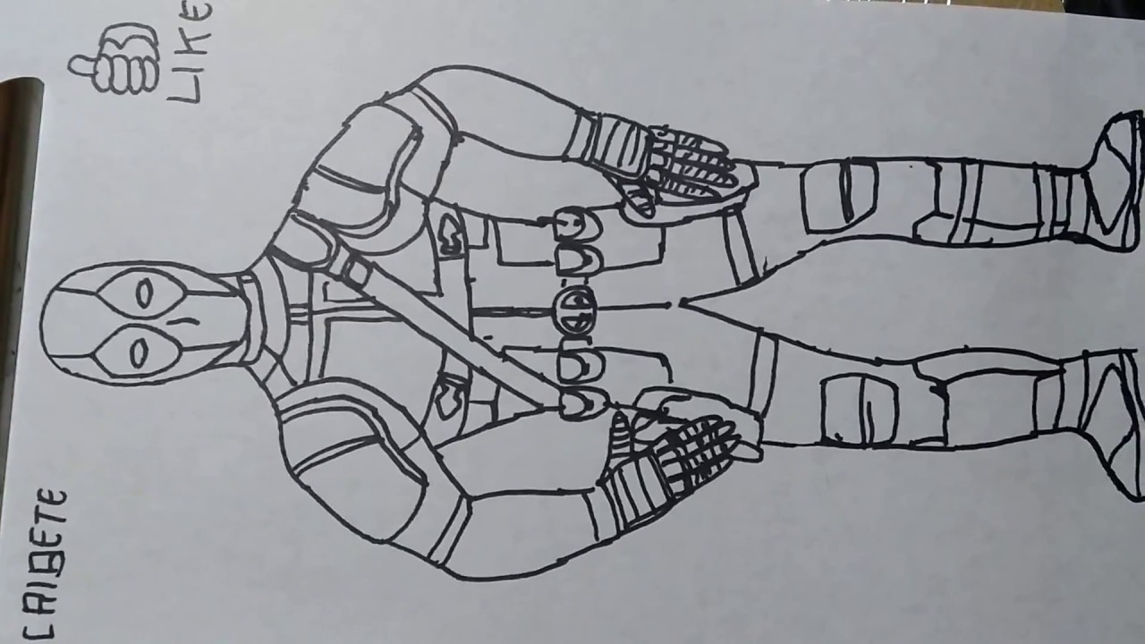 Cómo DIBUJAR a😎 DEADPOOL/how to DRAW 😋DEADPOOL