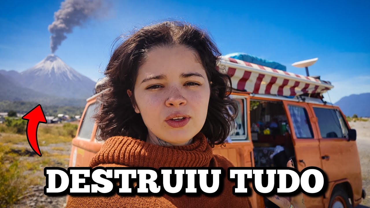 DE KOMBI NA CIDADE QUE O VULCÃO APAGOU DO MAPA (Chile)