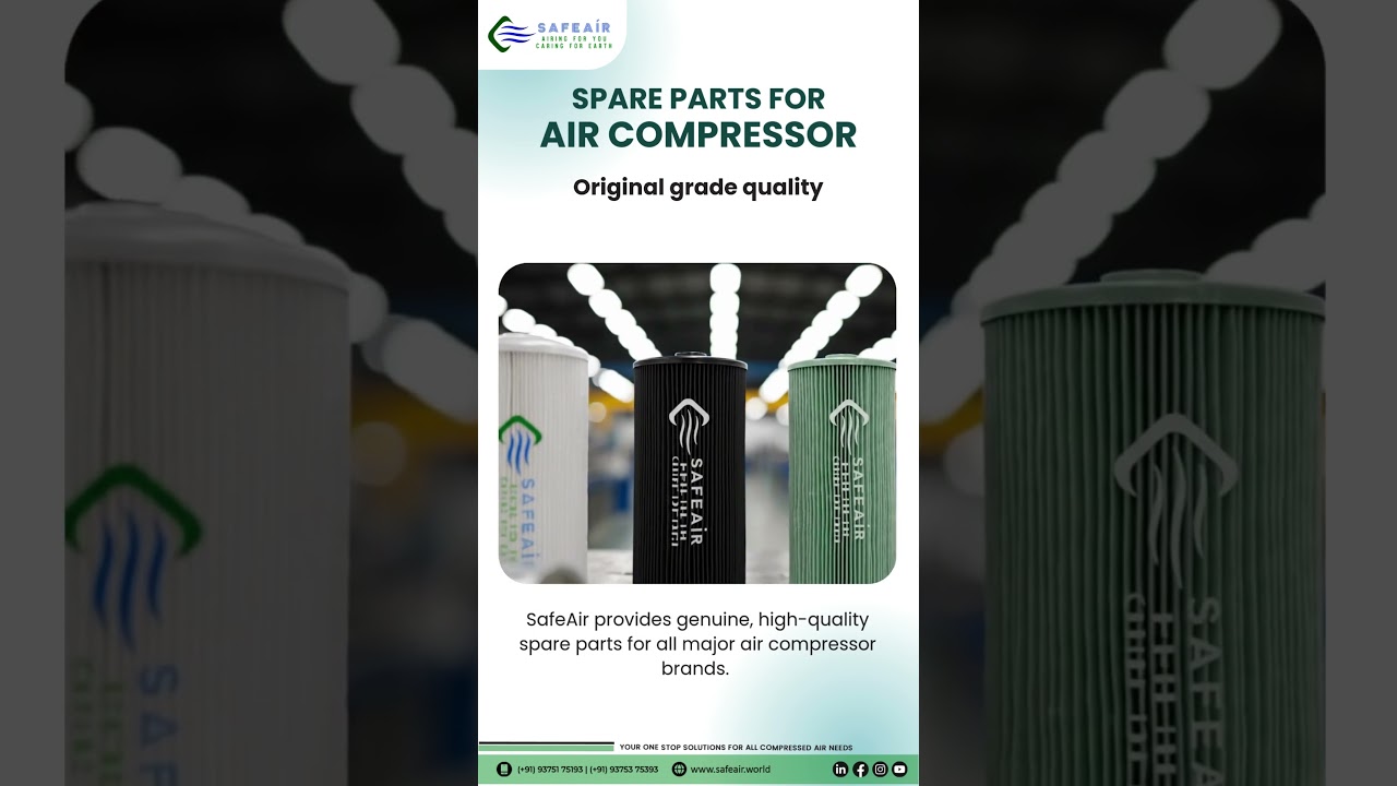 Spare Parts For Air Compressor - Spin-on Oil Filters, Lube Oil Filters, and Hydraulic Oil Filters.