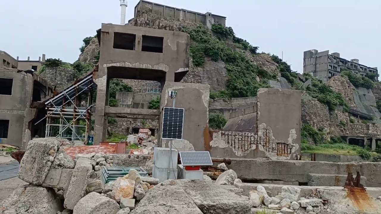 軍艦島内　上陸可能地域　全体