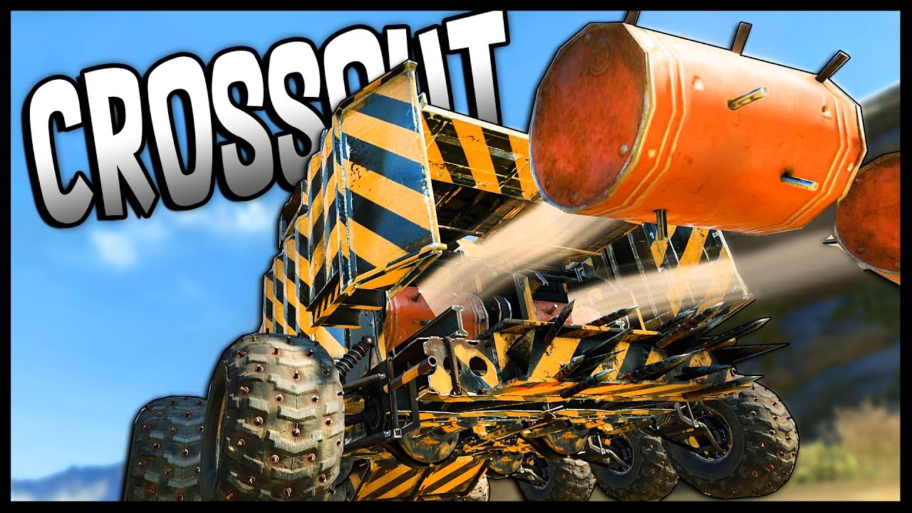 Crossout - EXPLOSIVE FUN! Porcupine Minelayer Explosive Barrels - Crossout Gameplay