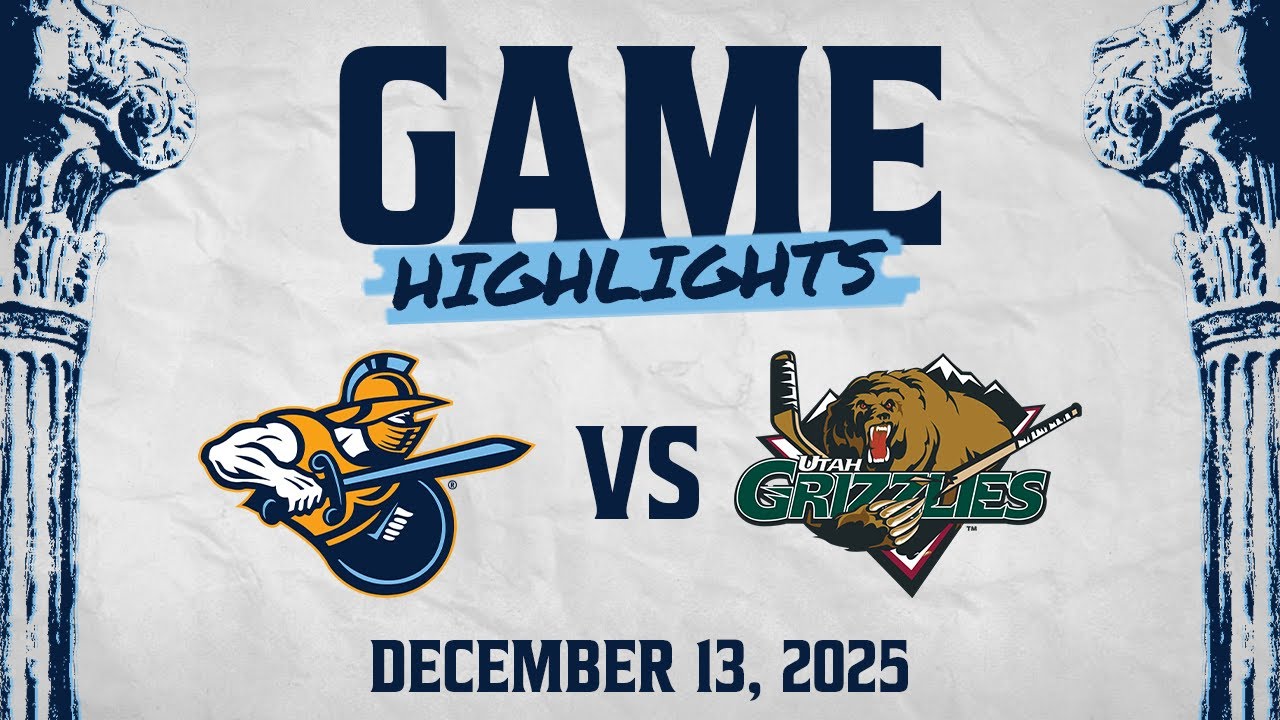 HIGHLIGHTS: Atlanta Gladiators at Utah Grizzlies 12/13/25