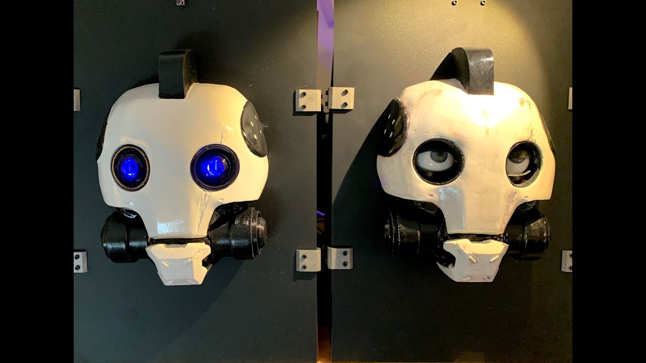 Face Tracking Animatronic Eye Mechanism