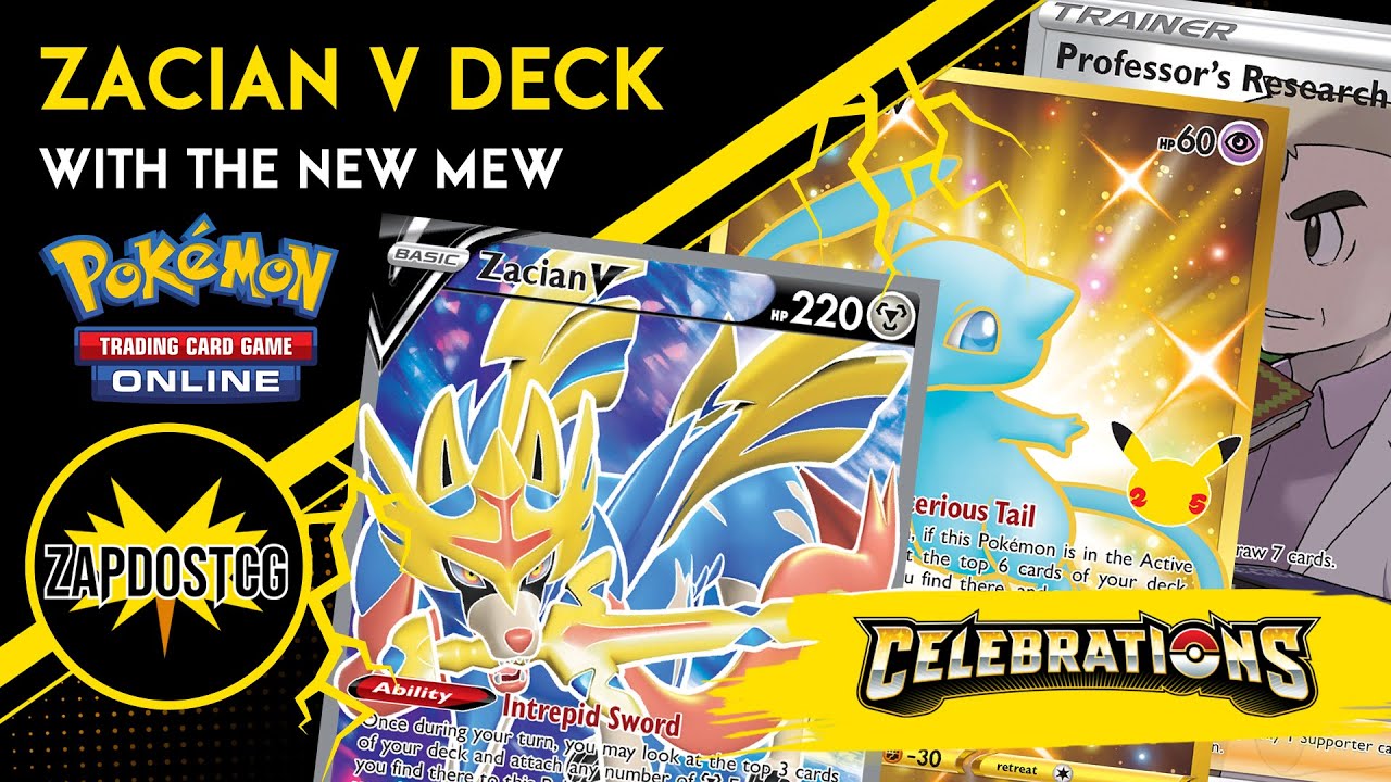 Zacian V Deck BEST WAY TO PLAY with Mew From Celebrations! (Pokemon TCG)