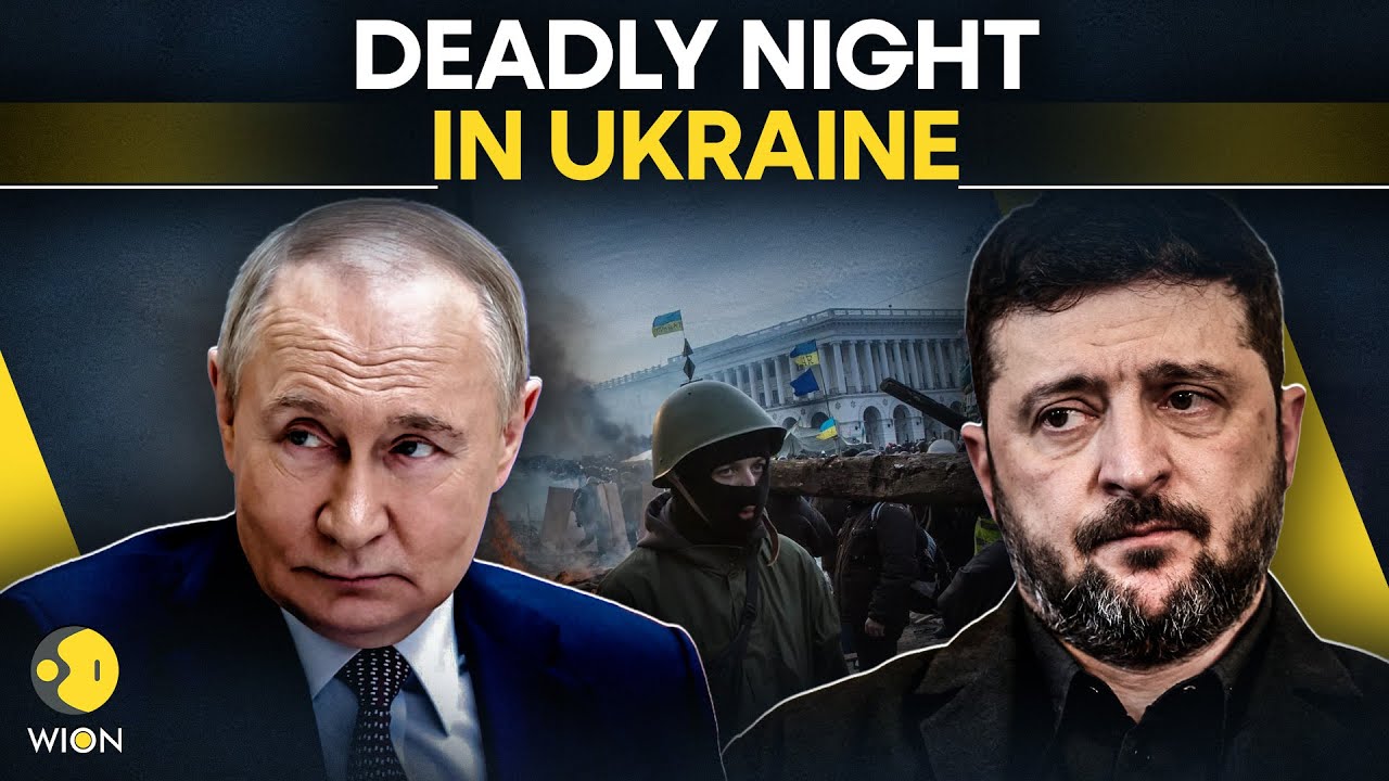 Russia-Ukraine War LIVE: Deadly Russian Missile & Drone Barrage Pounds Kyiv Overnight | WION