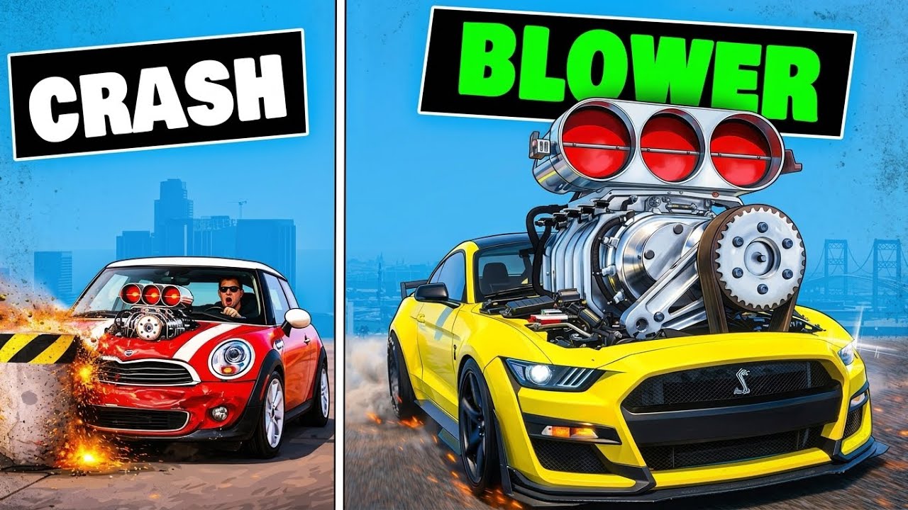 Every Time I Crash, The Supercharger Gets Bigger in GTA 5