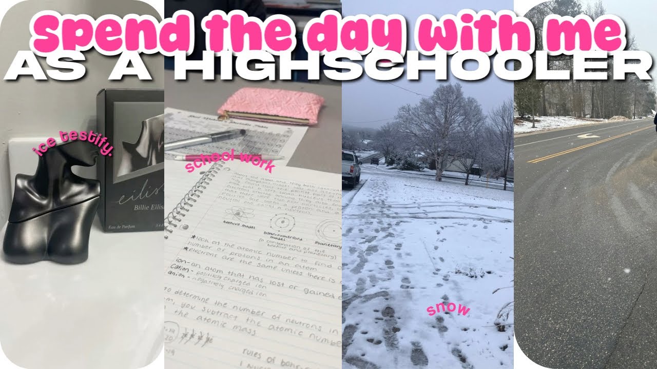SPEND THE DAY W/ME AS A ( HIGHSCHOOLER)🎓🎀🫧| parade, school work ,friends , ootd|