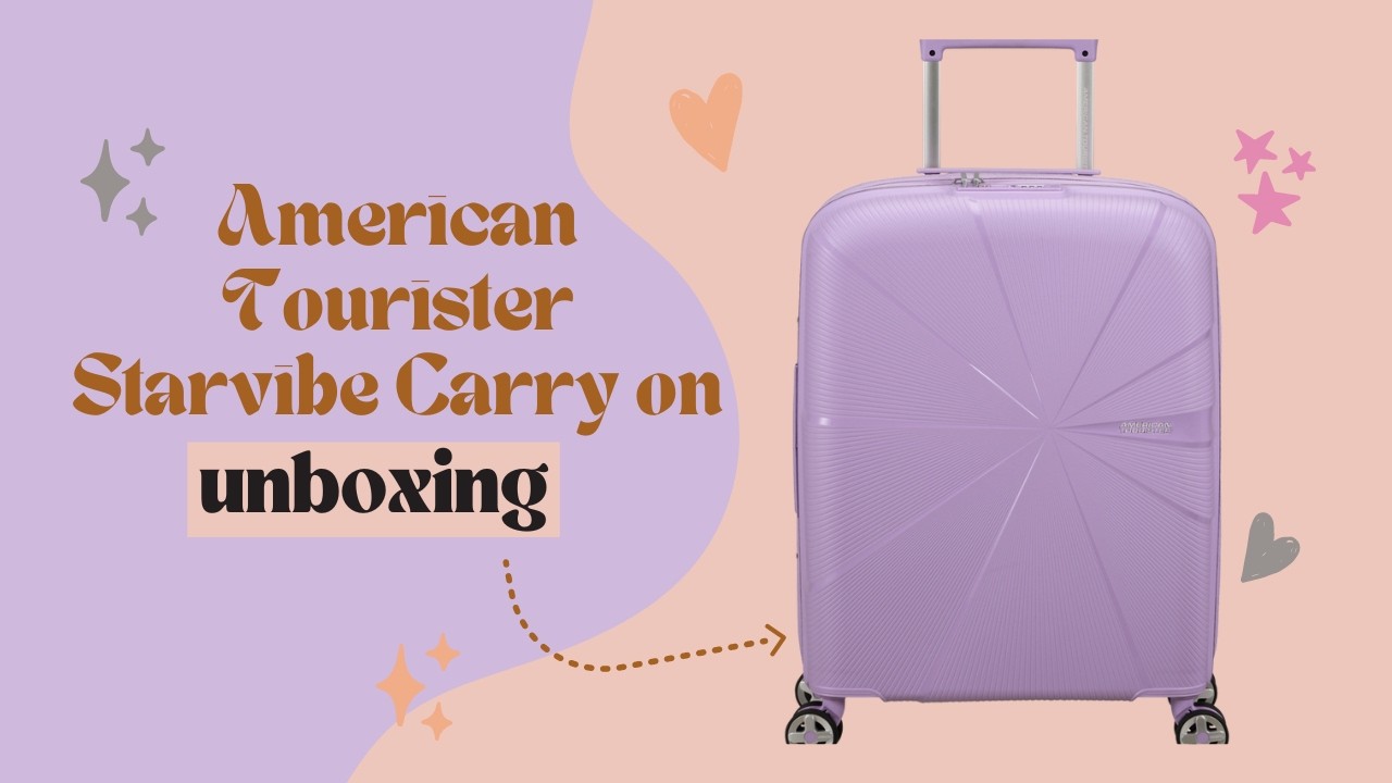 A minha nova mala de cabine! Unboxing e Primeiras Impressões da Starvibe (American Tourister) 🧳️