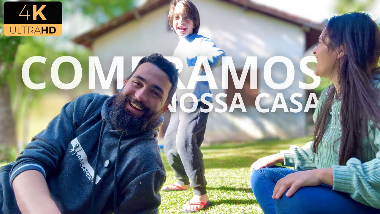 COMPRAMOS NOSSA CASA E VAMOS MOSTRAR TUDO PARA VOCÊS...