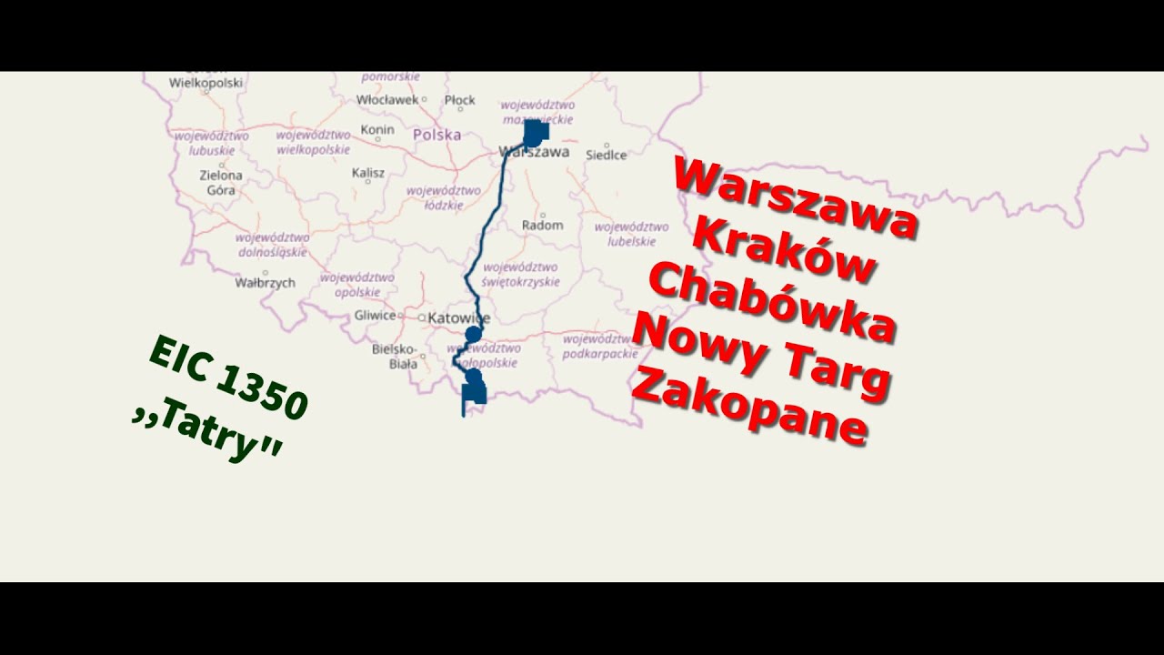 Warszawa Wschodnia-Zakopane I EIC 1350 ,,Tatry
