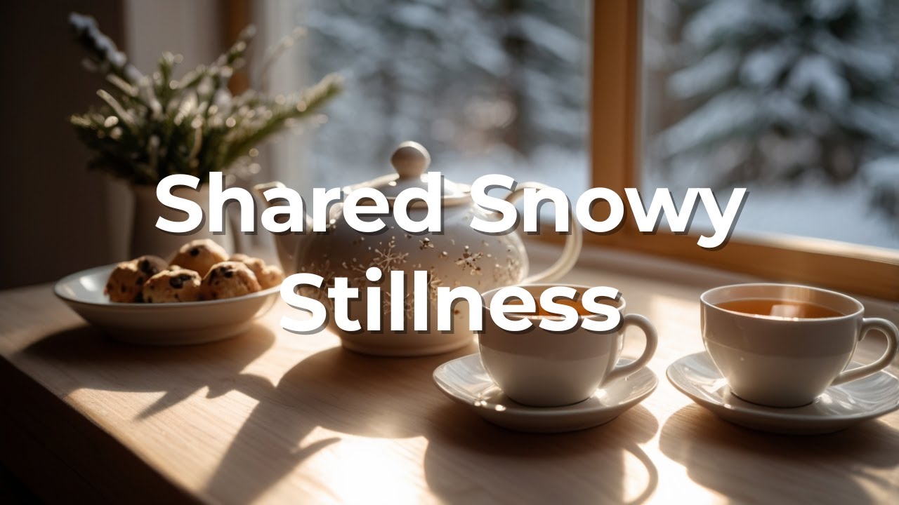 Shared Snowy Stillness ❄️ Graceful Piano & Guitar for a Peaceful Tea Break