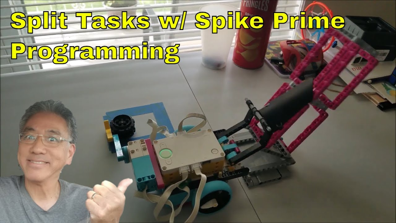Разделение задач с помощью программирования Spike Prime