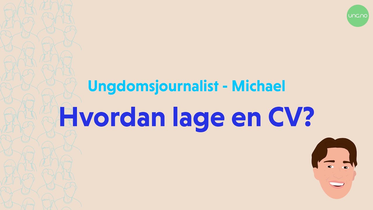 Hvordan lage en CV?
