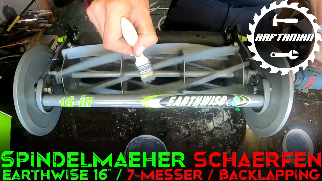 SCHÄRFEN 🔪 Spindelmäher | 7-Messer | messerscharf | Backlapping | DIY | Tutorial