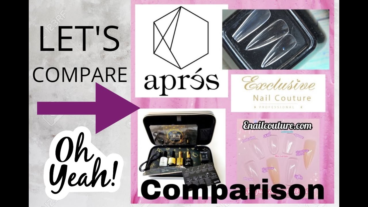 LET'S COMPARE!! APRES, ENAIL COUTURE 123, & DUPES!! COMPARISON VIDEO!