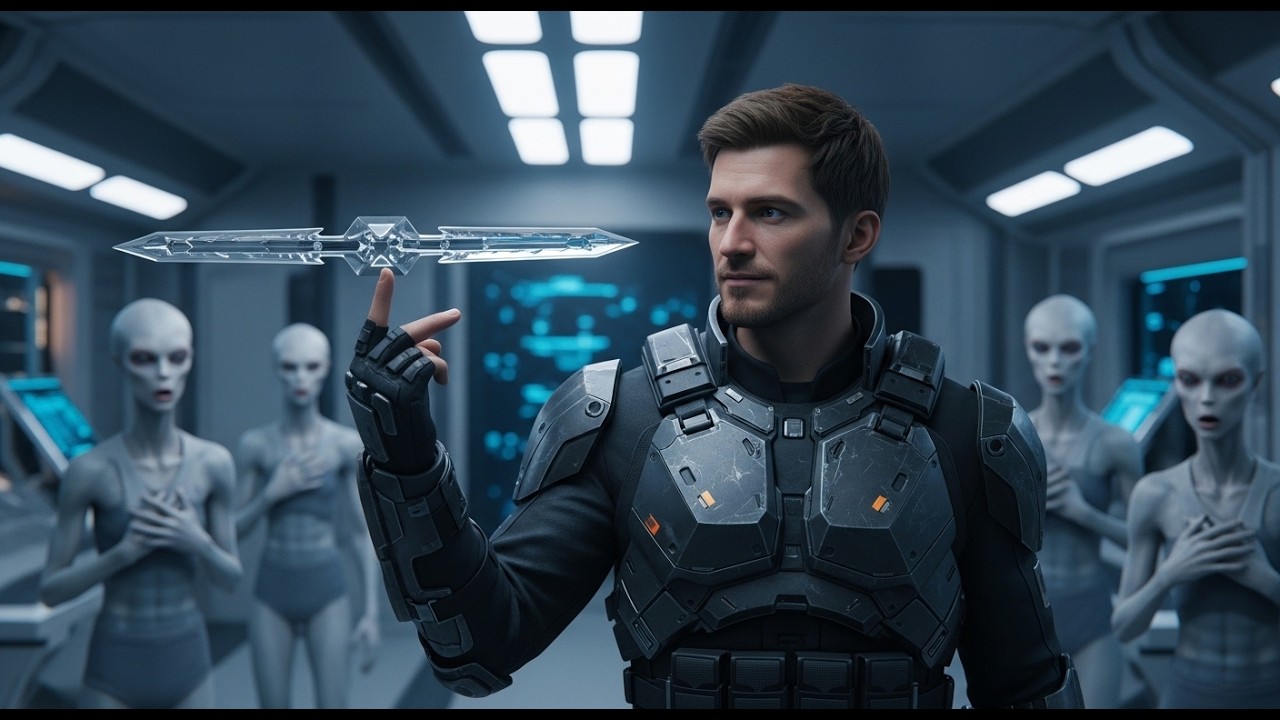 No Alien Could Hold the Gravity Blade — The Human Balanced It on Two Fingers | HFY