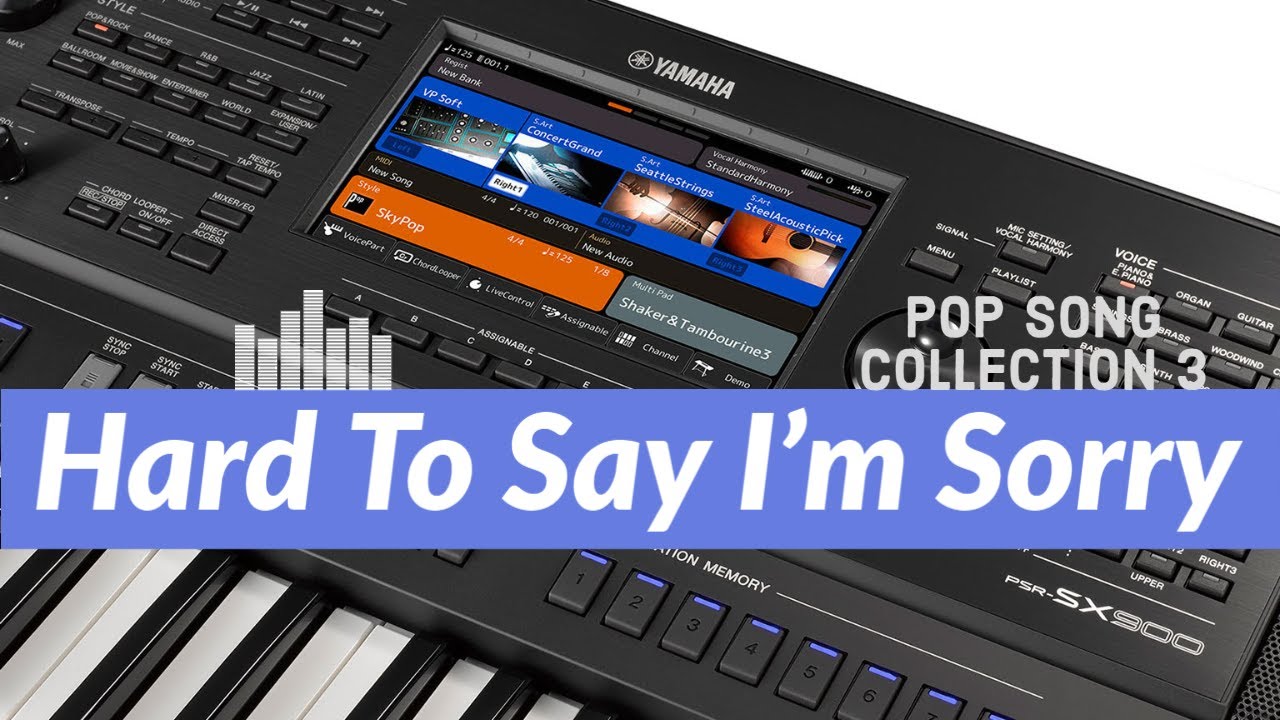 Hard to Say I'm Sorry ( Chicago ) | Keyboard Cover on Yamaha Genos