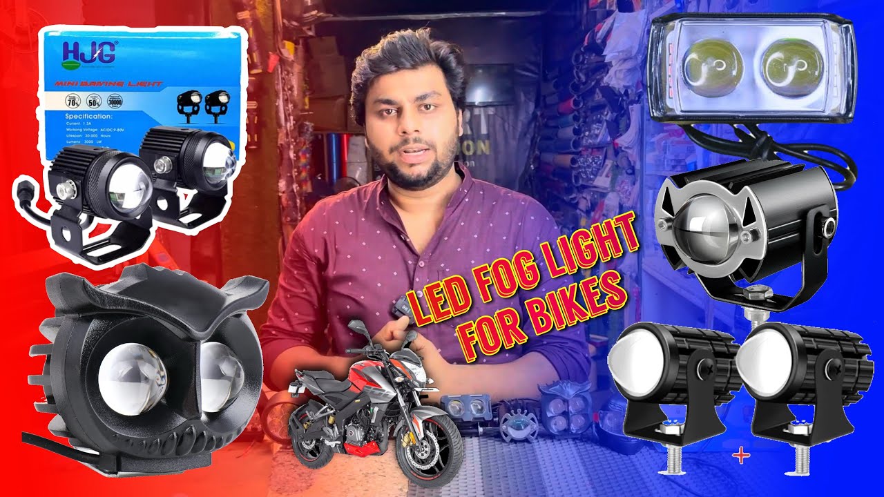 Best Fog Light for Bike 2025🔥| Brightness Test & Comparison