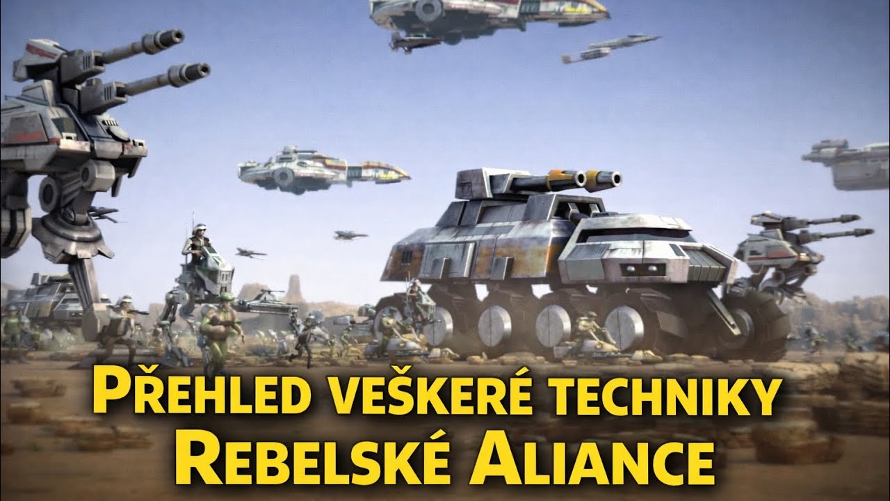 Přehled VŠECH POZEMNÍCH STROJŮ REBELSKÉ Aliance !  🚀💥 Největší bitvy Star Wars!