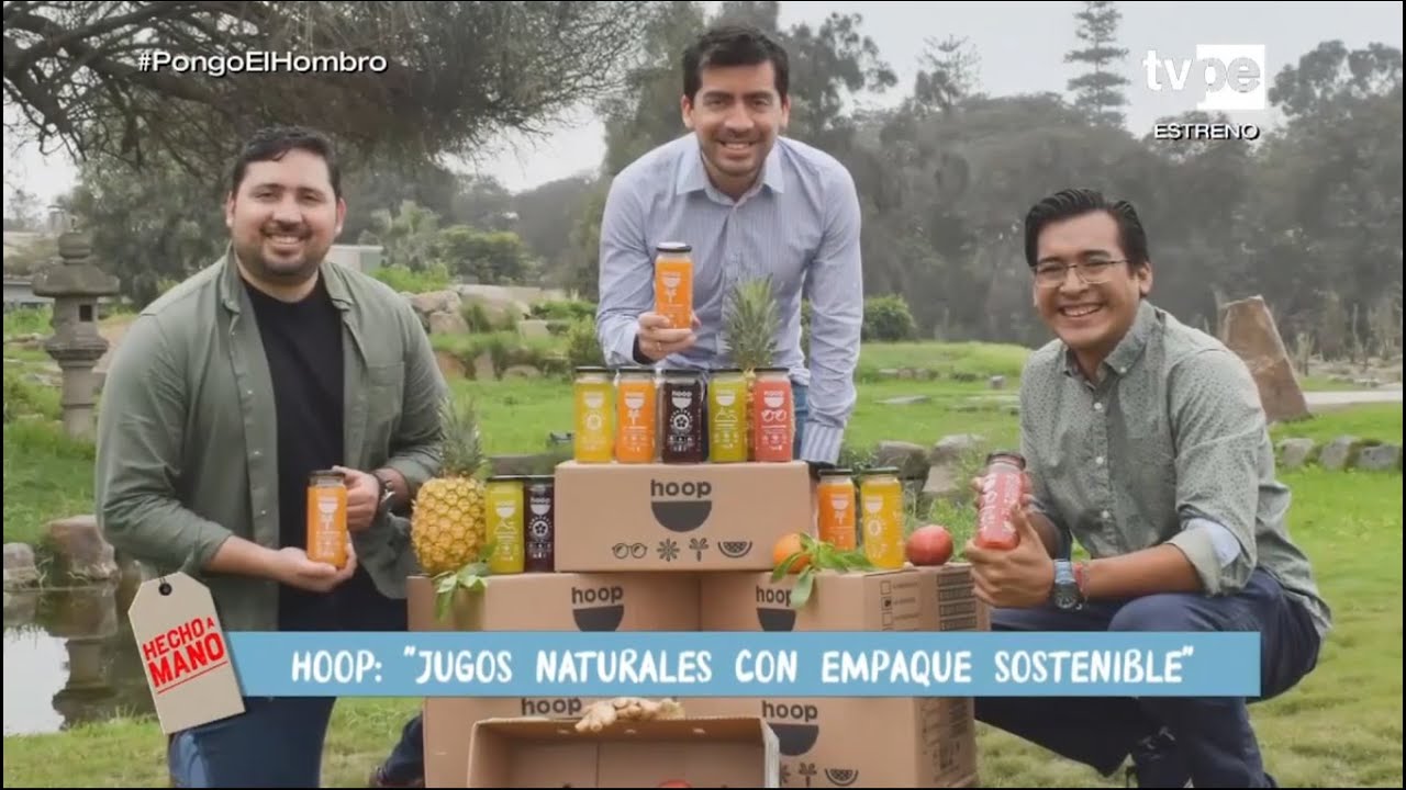 TV PERU: Egresados de la UNALM crean Hoop, l&iacute;nea de jugos naturales con cultura de reciclaje