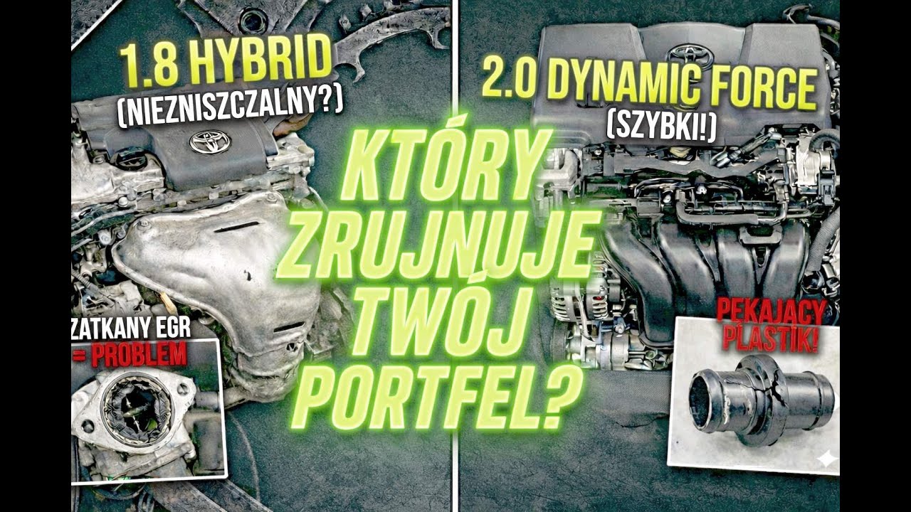 Hybryda Toyoty: Pancerne 1.8 czy Szybkie 2.0? Zobacz, co padnie pierwsze.
