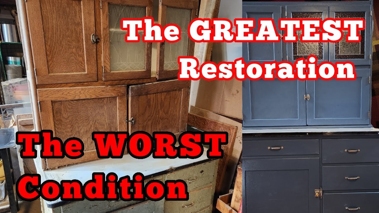 My Greatest Restoration: 1910 Hoosier Cabinet