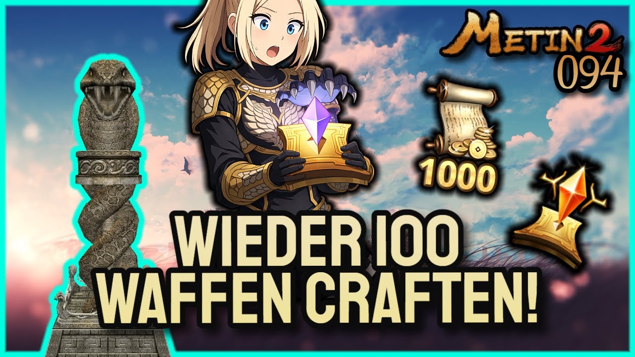 Metin2 DE 🦁 Tigerghost [ #094 ] 🦁 Switchen, Segnen & wieder Waffen herstellen!