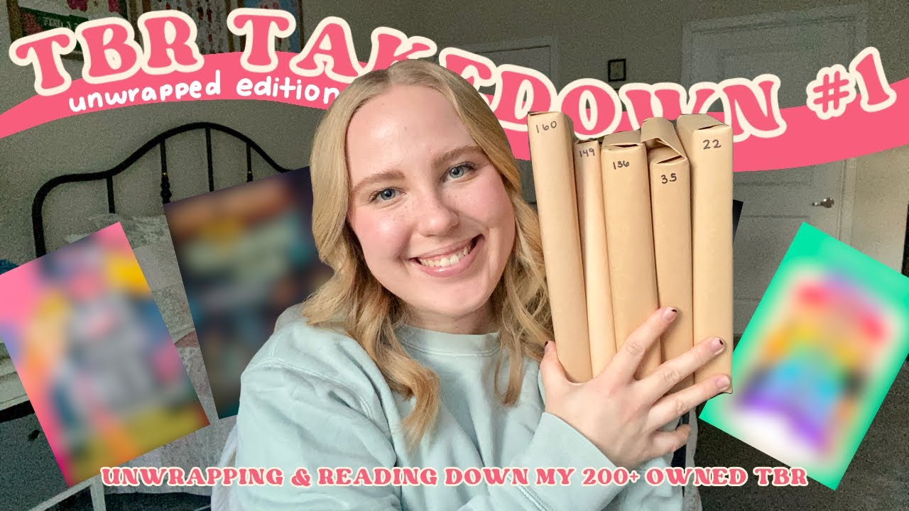 TBR Takedown: Unwrapped #1 🎁📚✨| reading all 200+ books on my owned tbr